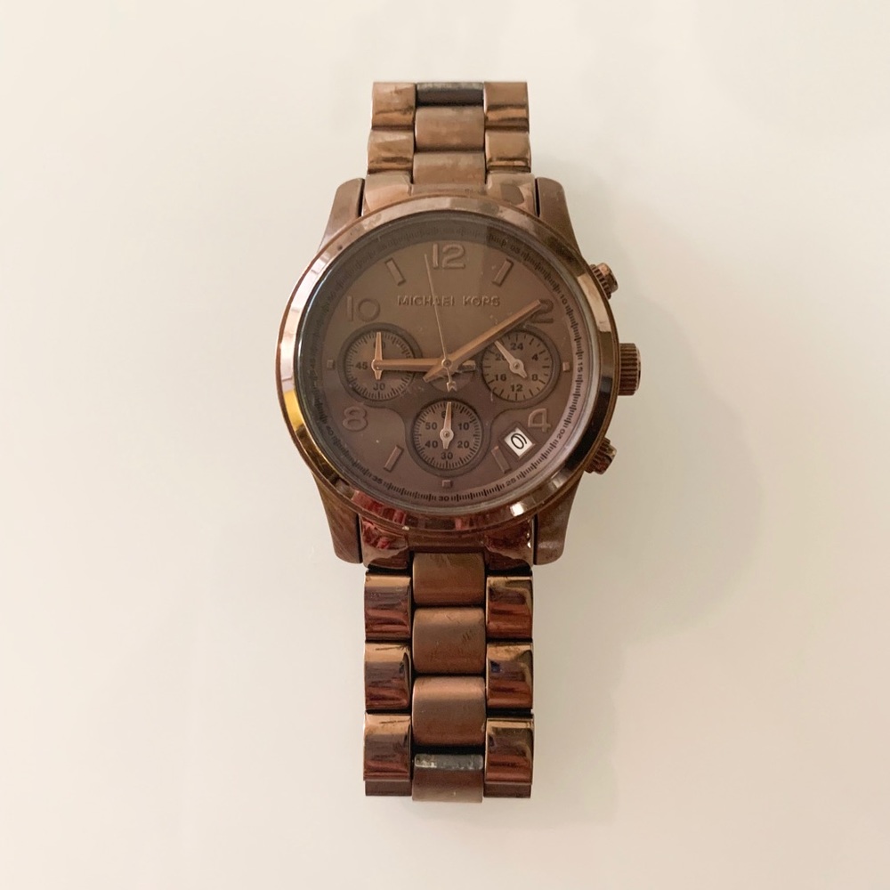 Chocolate Michael Kors watch